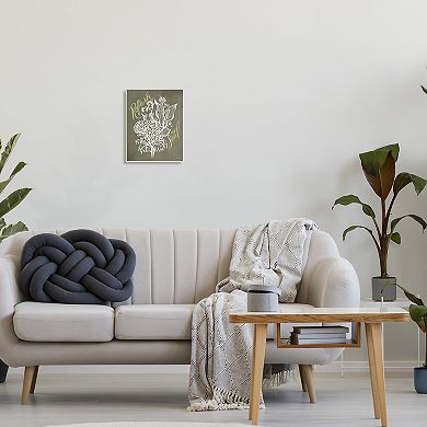 Stupell Home Decor Refresh My Soul Botanical Flower Wall Art