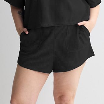 Juniors' Plus Size SO® Waffle Shorts
