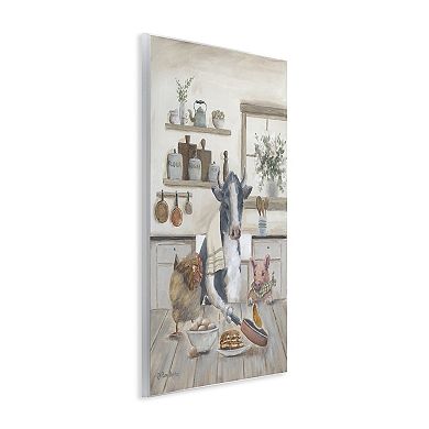 Stupell Home Decor Farm Animals in Kitchen Wall Art