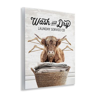 Stupell Home Decor Wash and Dry Classic Cattle Wall Art