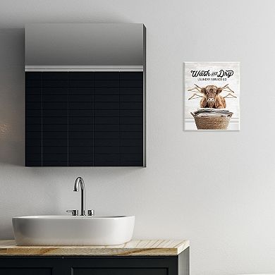 Stupell Home Decor Wash and Dry Classic Cattle Wall Art