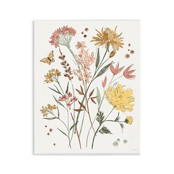 Stupell Home Decor Full Bloom Wildflowers Plaque Wall Art