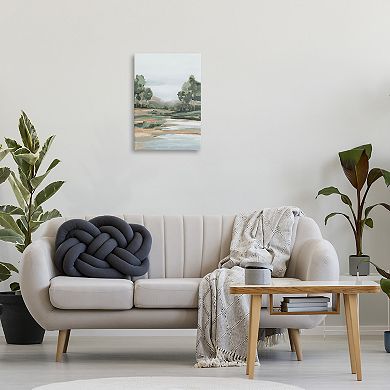 Stupell Home Decor Distant Woodland Creek View Canvas Wall Art