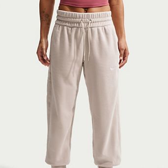 Women's Nike One Therma-FIT Mid-Rise Fleece Joggers
