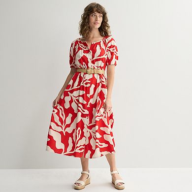 Women's Sonoma Goods For Life® Button Front Caftan Maxi Dress