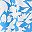 Large Blue Floral