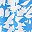 Large Blue Floral