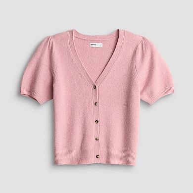 Women's Sonoma Goods For Life® Lightweight Short Sleeve Cardigan