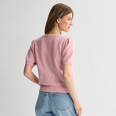 Women's Sonoma Goods For Life® Lightweight Short Sleeve Cardigan