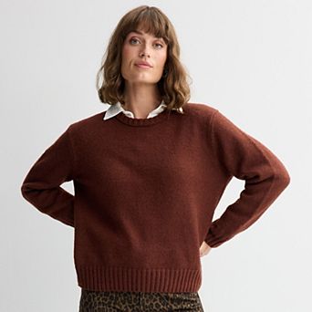 Petite Sonoma Goods For Life® Cozy Crewneck Sweater