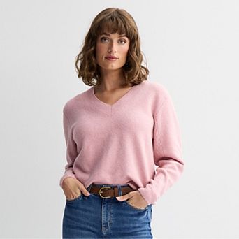 Women's Sonoma Goods For Life® Lightweight V-Neck Sweater
