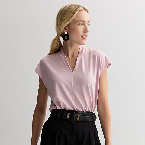 Женский трикотажный топ Nine West Dolman с V-образным вырезом