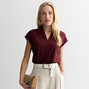 Women's Nine West Dolman V-Neck Knit Top