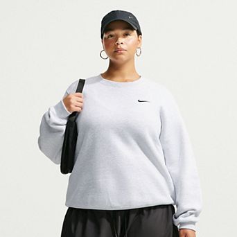 Plus Size Nike Studio Fleece Crewneck Sweatshirt