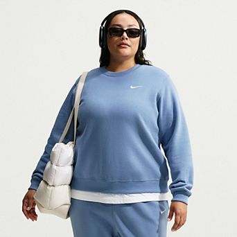 Plus Size Nike Studio Fleece Crewneck Sweatshirt