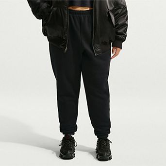 Plus Size Nike Studio Fleece Mid-Rise Jogger Pants