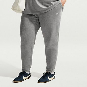 Plus Size Nike Studio Fleece Mid-Rise Jogger Pants