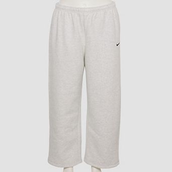 Plus Size Nike Studio Fleece Mid-Rise Wide Leg Jogger Pants
