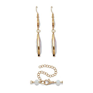 PalmBeachJewelry Aurora Borealis Crystal Goldtone Vintage-Inspired Jewelry Set