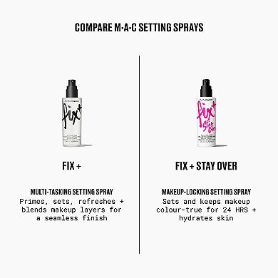 Fix+ Stay Over Alcohol-Free 24HR Hydrating + Multitasking Setting Spray