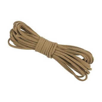 5.5 Yards x 3mm Faux Suede Leather Cord, Leather Lace String for Beading Making DIY Crafts