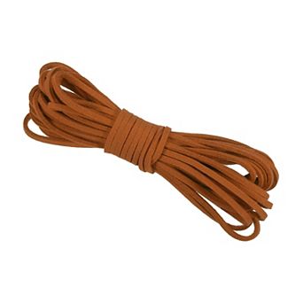 5.5 Yards x 3mm Faux Suede Leather Cord, Leather Lace String for Beading Making DIY Crafts