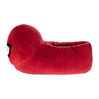 Marvel Spiderman Men's Slippers Cozy, Plush, and Fun House Shoes (Size 7/13)