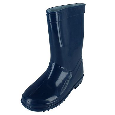 Wootie Little Girl's Waterproof Solid Color Rain Boots