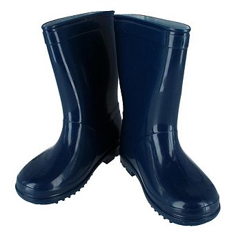Wootie Little Girl's Waterproof Solid Color Rain Boots