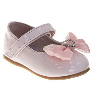 Josmo Dress Shoes Girls Patent Finish Glossy Formal Special Occasion Infant Support (Infant)