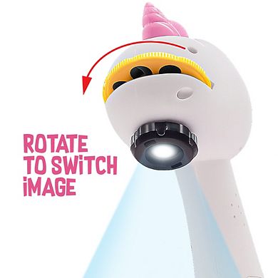 GabbaGoods Kids Projector Doodle & Tracing Table 3 Projection Disks, Coloring Book, 10 Markers