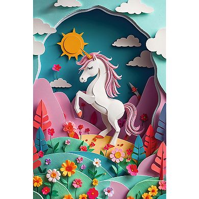 Trefl Kids 40th Anniversary Unicorn 160 Piece Paper Art Puzzle