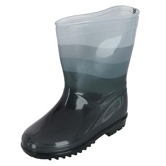 Wootie Toddler Kids' Stripe Waterproof Rain Boots