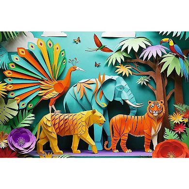 Trefl Kids 40th Anniversary Jungle 160 Piece Paper Art Puzzle
