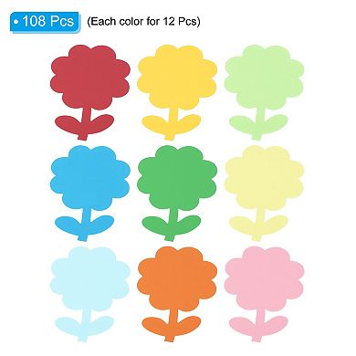 Bulletin Cutouts Paper, 108Pcs Bulletin Board Paper Cut Outs Decorations