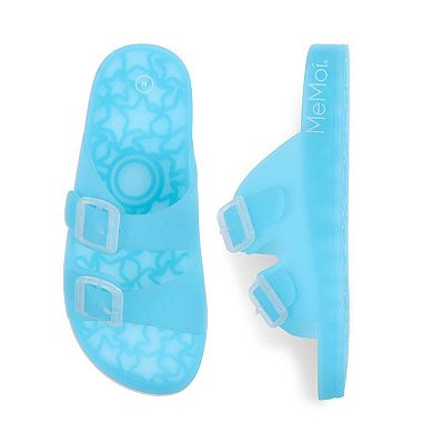 Kids Double-Buckle Jelly Slide Sandal