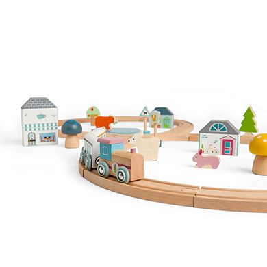 Woodland Animal Train Set