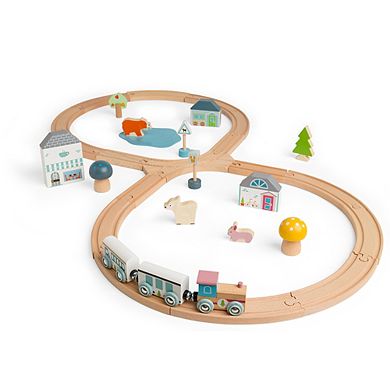 Woodland Animal Train Set