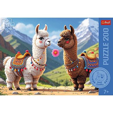 Trefl Kids Treflik Laurel - Colorful Llamas 200 Piece Puzzle