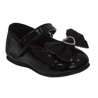 Josmo Dress Shoes Girls Patent Finish Glossy Formal Special Occasion Infant Support (Infant)