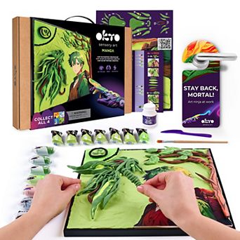 OKTO Air-Dry Clay 3D Painting Kit MANGA Earth 29x29 (11.4 x 11.4 in)