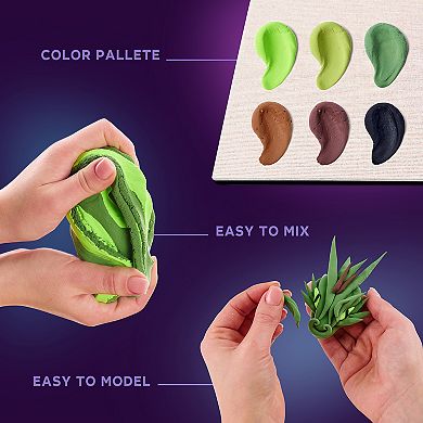 OKTO Air Dry Clay 3D Painting Kit - MANGA Earth Anime Art, Ages 10+