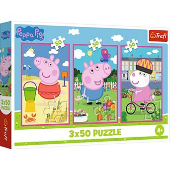 Trefl Kids Peppa Pig The Power of Friendship 3x50 pc Jigsaw Puzzle