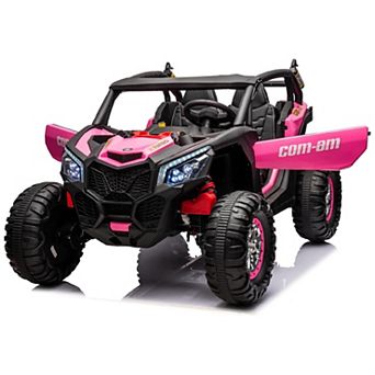 24V Ride on Toys, 2-Seater UTV, 4WD 300W Motors Powerful Electric Vehicle