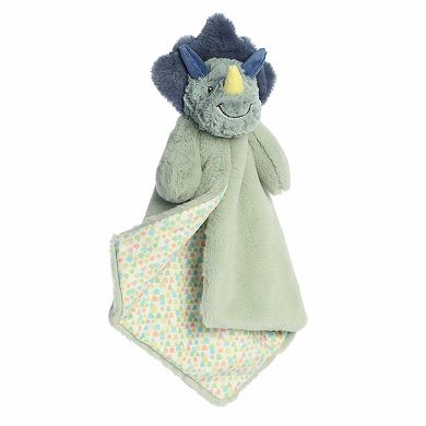 ebba Large Green Snuggly Baby Stuffed Animal 16" Traci Triceratops Luvster Softiesaurus
