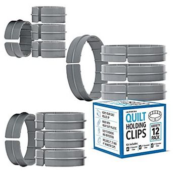 Quilting Rings - Variety 12 Pack - 2,3,4 Inch Diameter Quilt Clip
