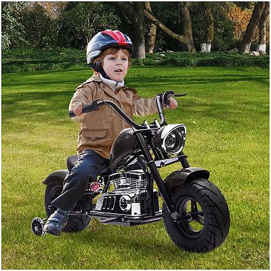 36V Kids Ride On Dirt Bike, Electric Off-Road Motorcycle with 16.5 Mph Top Speed, Spring Suspension