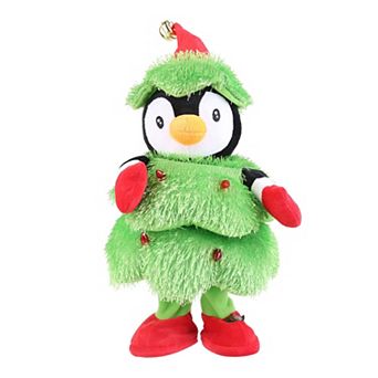 Electric Dancing Singing Plush Penguin Interactive Mimicking Toy for Kids