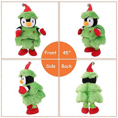 Electric Dancing Singing Plush Penguin Interactive Mimicking Toy for Kids