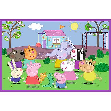 Trefl Kids Peppa on the Playground 2x24 Piece Jigsaw Puzzle